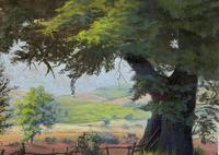 'Lincolnshire Summer' - Fine Mid Century English Landscape Watercolour Painting (8 of 11) 'Lincolnshire Summer' - Fine Mid Century English Landscape Watercolour Painting (8 of 11)