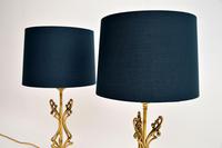 Pair of Vintage Italian Brass Table Lamps (3 of 9) Pair of Vintage Italian Brass Table Lamps (3 of 9)