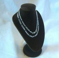 Vintage Silver Necklace 1970s Figaro Link 925 Solid Silver 19" Length (2 of 11) Vintage Silver Necklace 1970s Figaro Link 925 Solid Silver 19" Length (2 of 11)