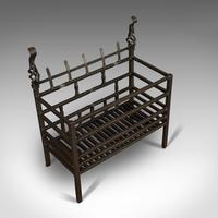 Antique Fire Basket, English, Cast Iron, Fireside Grate, Late Victorian c 1900 (5 of 10) Antique Fire Basket, English, Cast Iron, Fireside Grate, Late Victorian c 1900 (5 of 10)