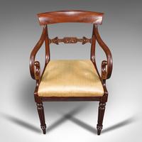 Antique Elbow Chair, English, Mahogany, Carver, Drop-in Seat, Regency c.1820 (8 of 12) Antique Elbow Chair, English, Mahogany, Carver, Drop-in Seat, Regency c.1820 (8 of 12)