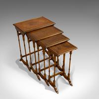 Antique Quartetto of Tables, English, Walnut, Mahogany, Nest, Edwardian, C.1910 (3 of 10) Antique Quartetto of Tables, English, Walnut, Mahogany, Nest, Edwardian, C.1910 (3 of 10)