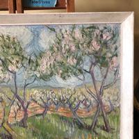 Impressionist Artist Gaussen - Oil on Board - Olive Trees c.1945 (5 of 9) Impressionist Artist Gaussen - Oil on Board - Olive Trees c.1945 (5 of 9)