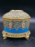 Exclusive Large Box / Box in Blue Opaline Glass with Miniatures from Paris / Palais-Royal (4 of 7) Exclusive Large Box / Box in Blue Opaline Glass with Miniatures from Paris / Palais-Royal (4 of 7)
