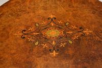 Antique Victorian Inlaid Walnut Occasional Table (8 of 9) Antique Victorian Inlaid Walnut Occasional Table (8 of 9)