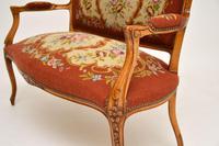 Antique French Needlepoint Salon Two Seater Sofa (7 of 12) Antique French Needlepoint Salon Two Seater Sofa (7 of 12)