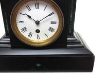 Amazing French Slate Mantel Clock Timepiece Mantle Clock with Machilite Inlay (4 of 11) Amazing French Slate Mantel Clock Timepiece Mantle Clock with Machilite Inlay (4 of 11)