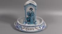 Very Rare Edwardian Porcelain Caleys Table Waters Match Striker Pot (10 of 10) Very Rare Edwardian Porcelain Caleys Table Waters Match Striker Pot (10 of 10)