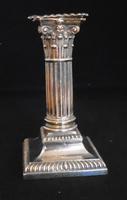 Pair of Silver Dwarf Corinthian Column Candlesticks (3 of 14) Pair of Silver Dwarf Corinthian Column Candlesticks (3 of 14)