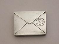 Edwardian Patented American Sterling Silver & Enamel Envelope Form Stamp Case (4 of 10) Edwardian Patented American Sterling Silver & Enamel Envelope Form Stamp Case (4 of 10)