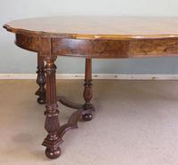 Antique Burr Walnut Extending Dining Table Eight Seater (10 of 14) Antique Burr Walnut Extending Dining Table Eight Seater (10 of 14)