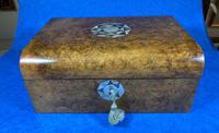 Victorian Walnut Jewellery Box with Inlay (7 of 15) Victorian Walnut Jewellery Box with Inlay (7 of 15)