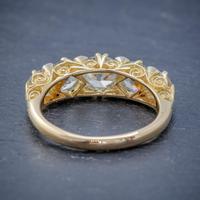 Antique Victorian Diamond Five Stone Ring 18ct Gold 3.09ct Diamonds c.1900 Cert (2 of 8) Antique Victorian Diamond Five Stone Ring 18ct Gold 3.09ct Diamonds c.1900 Cert (2 of 8)