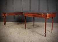 Pair of Georgian Mahogany D Shaped Console Tables (7 of 12) Pair of Georgian Mahogany D Shaped Console Tables (7 of 12)