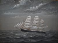 American Clipper White Squall 1861 Pierhead Watercolour Painting (7 of 9) American Clipper White Squall 1861 Pierhead Watercolour Painting (7 of 9)