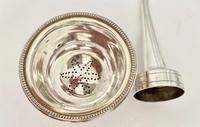 Silver Plated Two Part Wine Funnel. c1900. (8 of 8) Silver Plated Two Part Wine Funnel. c1900. (8 of 8)