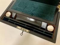 Antique Victorian Rosewood Abalone Mother of Pearl Inlaid Writing Slope Box (3 of 13) Antique Victorian Rosewood Abalone Mother of Pearl Inlaid Writing Slope Box (3 of 13)