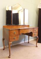 Antique Burr Walnut, Triple Mirror Shaped Dressing Table (11 of 12) Antique Burr Walnut, Triple Mirror Shaped Dressing Table (11 of 12)