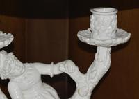 1886 Royal Worcester White Porcelain Two Branch Girl Candelabra (4 of 7) 1886 Royal Worcester White Porcelain Two Branch Girl Candelabra (4 of 7)