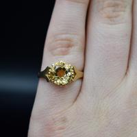 Vintage Round Citrine Solitaire 9ct 9K Yellow Gold Ring (7 of 10) Vintage Round Citrine Solitaire 9ct 9K Yellow Gold Ring (7 of 10)