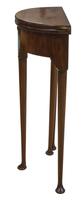 George III Style Mahogany Demi Lune Fold-over Table (7 of 7) George III Style Mahogany Demi Lune Fold-over Table (7 of 7)