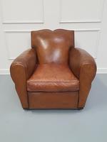 Moustache Back French Leather Club Chair (4 of 6) Moustache Back French Leather Club Chair (4 of 6)