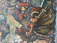 Expressionist Scottish Oil Painting Fishermen Hauling The Nets by Archibald Peddie Glasgow School of Art (10 of 37) Expressionist Scottish Oil Painting Fishermen Hauling The Nets by Archibald Peddie Glasgow School of Art (10 of 37)
