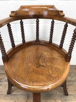Antique Captain Style Elm Armchair (3 of 12) Antique Captain Style Elm Armchair (3 of 12)