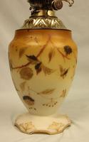 Antique Victorian Satin Glass Vase Lamp (8 of 8) Antique Victorian Satin Glass Vase Lamp (8 of 8)
