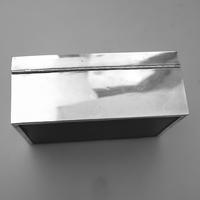 Plain Good Sized Solid Silver Curved Top Cigarette Box c.1913 (6 of 10) Plain Good Sized Solid Silver Curved Top Cigarette Box c.1913 (6 of 10)