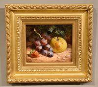 Oil Painting Pair by William Hughes "White Grapes" & "Black Grapes" (3 of 5) Oil Painting Pair by William Hughes "White Grapes" & "Black Grapes" (3 of 5)