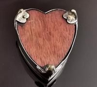 Antique Heart Shaped Silver Jewellery Box, Art Nouveau, William Comyns (13 of 15) Antique Heart Shaped Silver Jewellery Box, Art Nouveau, William Comyns (13 of 15)