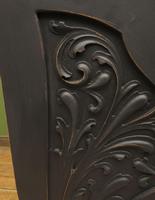 Antique Art Nouveau Black Writing Bureau Desk with Carvings, Lockable, Gothic (15 of 23) Antique Art Nouveau Black Writing Bureau Desk with Carvings, Lockable, Gothic (15 of 23)