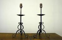 Pretty Little Vintage Wrought Iron Table Lamp - We Have 10 (2 of 9) Pretty Little Vintage Wrought Iron Table Lamp - We Have 10 (2 of 9)