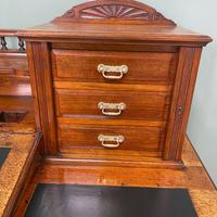 High Quality Maple & Co Antique Victorian Pedestal Desk (4 of 11) High Quality Maple & Co Antique Victorian Pedestal Desk (4 of 11)