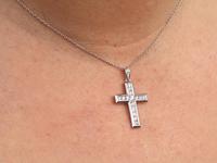 0.72ct Diamond & 18ct White Gold Cross Pendant (9 of 10) 0.72ct Diamond & 18ct White Gold Cross Pendant (9 of 10)