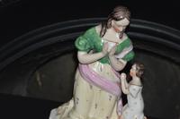19th Century Staffordshire Figure of a Mother Praying with her Child (5 of 5) 19th Century Staffordshire Figure of a Mother Praying with her Child (5 of 5)