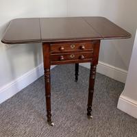 Victorian Mahogany Drop Flap Work Table (5 of 18) Victorian Mahogany Drop Flap Work Table (5 of 18)