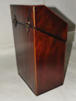 Georgian Mahogany Knife Box, Complete (7 of 8) Georgian Mahogany Knife Box, Complete (7 of 8)