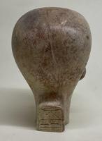 Egyptian Sculpted Alabaster Head (4 of 6) Egyptian Sculpted Alabaster Head (4 of 6)