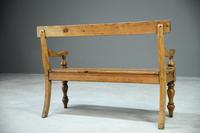 Rustic Pine Bar Back Bench (7 of 7) Rustic Pine Bar Back Bench (7 of 7)
