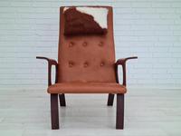 Danish armchair, cowhide, cognac leather, 1970s (19 of 20) Danish armchair, cowhide, cognac leather, 1970s (19 of 20)