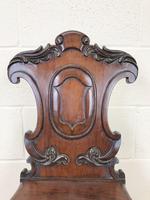 19th Century Mahogany Hall Chair (m-1533b) (3 of 8) 19th Century Mahogany Hall Chair (m-1533b) (3 of 8)