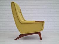 Danish high-backed armchair, reupholstered, 70s (11 of 14) Danish high-backed armchair, reupholstered, 70s (11 of 14)