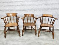 6 Smoker's Bow Armchairs - 19th Century (6 of 6) 6 Smoker's Bow Armchairs - 19th Century (6 of 6)