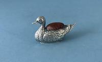Antique Edwardian Silver Duck Pin Cushion (2 of 4) Antique Edwardian Silver Duck Pin Cushion (2 of 4)