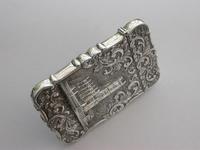 Victorian Silver Castle-top Card Case - St Luke's Church, Liverpool by Nathaniel Mills, Birmingham, 1845 (12 of 12) Victorian Silver Castle-top Card Case - St Luke's Church, Liverpool by Nathaniel Mills, Birmingham, 1845 (12 of 12)