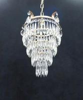 Art Deco Italian Four Tier Crystal Glass Chandelier (6 of 6) Art Deco Italian Four Tier Crystal Glass Chandelier (6 of 6)