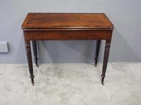 Irish Regency Mahogany Foldover Tea Table (12 of 12) Irish Regency Mahogany Foldover Tea Table (12 of 12)
