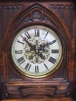 Interesting Rare German Striking Bracket Clock by Lenzkirch in Gothic Oak Glazed Case (6 of 13) Interesting Rare German Striking Bracket Clock by Lenzkirch in Gothic Oak Glazed Case (6 of 13)